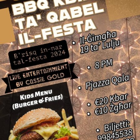 BBQ Kbir Ta’ Qabel Il-Festa – Qala