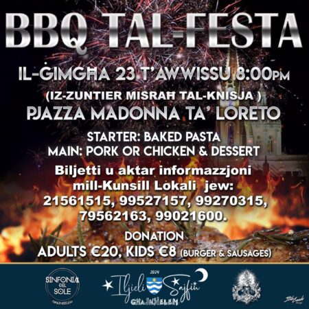 BBQ Tal-Festa – Għajnsielem