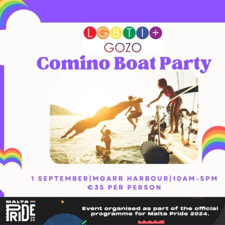 Pre-Pride Comino Boat Party