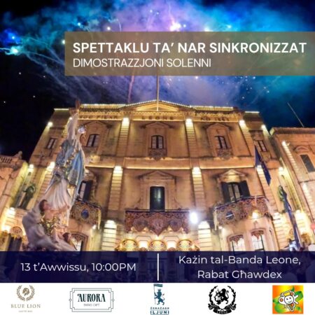 Spettaklu Tan-Nar Sinkronizzat – Festa Santa Marija