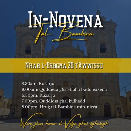 In-Novena Tal-Bambina – Festa Xagħra