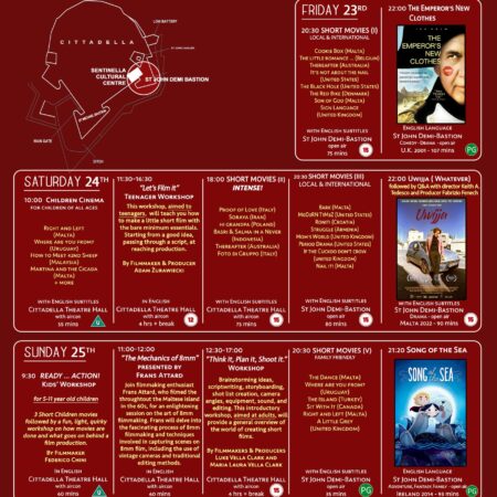 Gozo Film Festival 2024 Programme