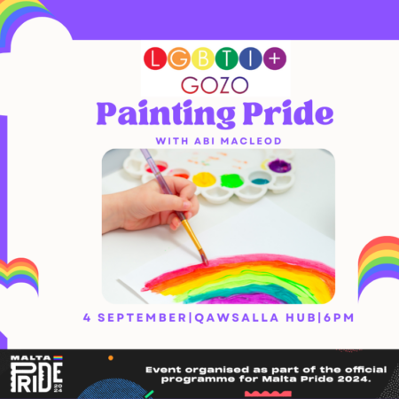 Painting Pride with LGBTI+ Gozo and Abi MacLeod