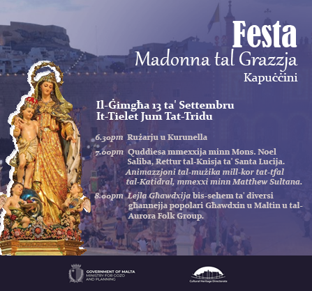 Festa Madonna Tal-Grazzja – It-Tielet Jum Tat-Tridu