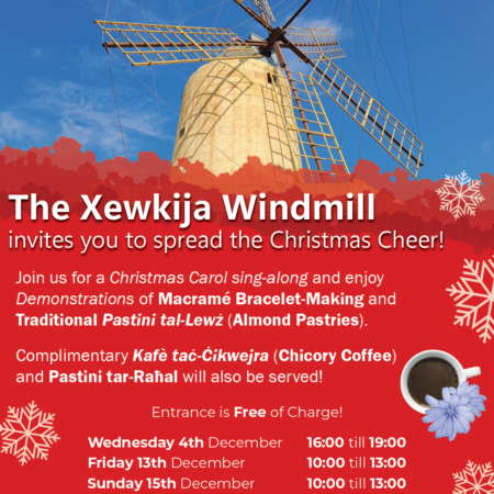 Christmas Activities at The Xewkija Windmill